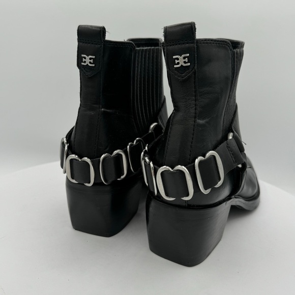 SAM EDELMAN BELLAMIE WOMENS ANKLE BOOTS  Various‎ Sizes COLOR BLACK   NEW!!!! - Picture 7 of 9